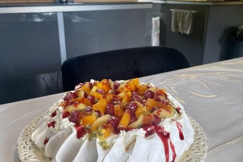 Cliquez pour zoomer ! Mini pavlova aux fraises Thermomix par Amel G