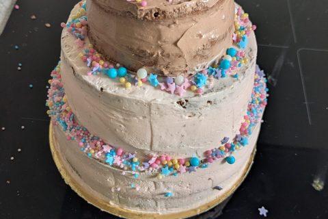 Cliquez pour zoomer ! Layer cake Kinder Bueno Thermomix par laure4402
