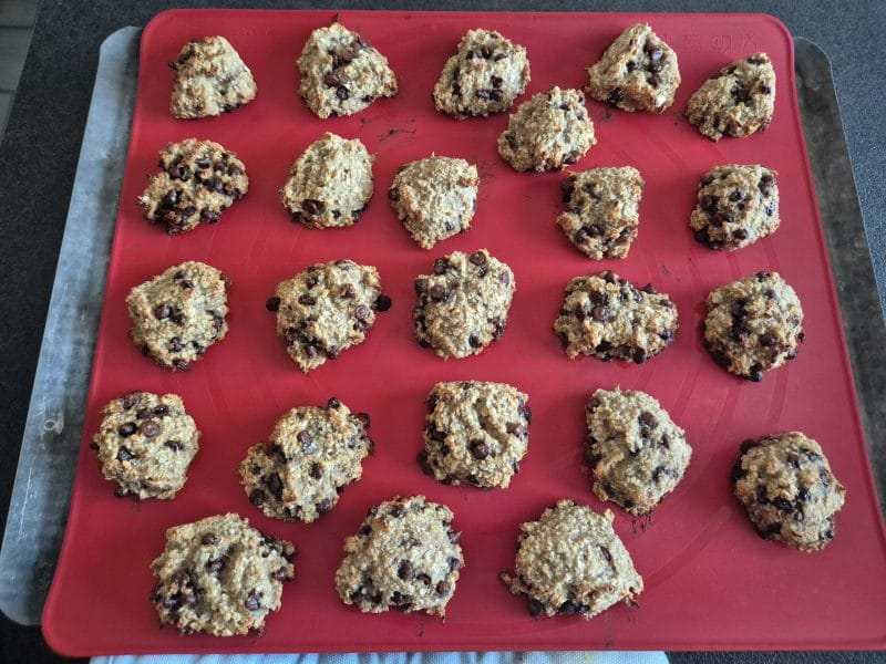 Cliquez pour zoomer ! Biscuits avoine, banane et chocolat Thermomix par lyli70