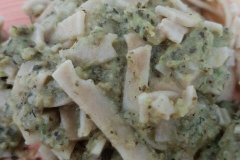 Cliquez pour zoomer ! Farfalle à la crème de courgettes au Thermomix