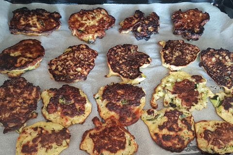 Cliquez pour zoomer ! Paillassons de courgettes au Thermomix