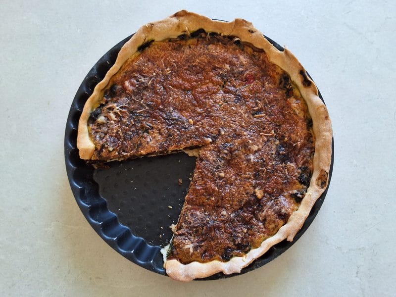 Cliquez pour zoomer ! Quiche aux épinards et au poivron rouge Thermomix par acts