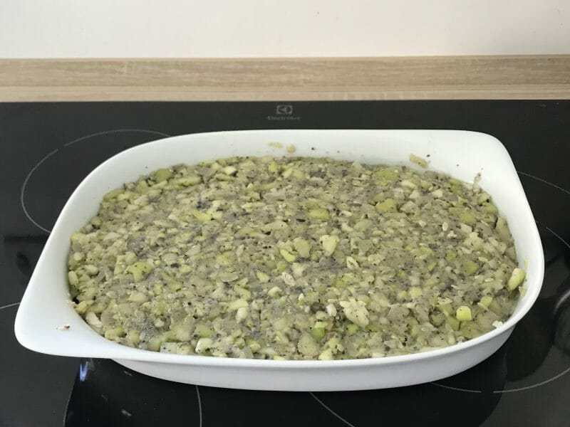 Cliquez pour zoomer ! Crumble poulet, courgettes et parmesan Thermomix par louisegt