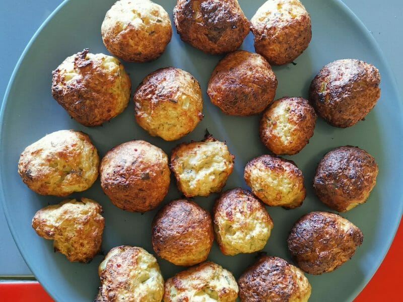 Cliquez pour zoomer ! Croquettes de chou-fleur au jambon cru Thermomix par miminefinou