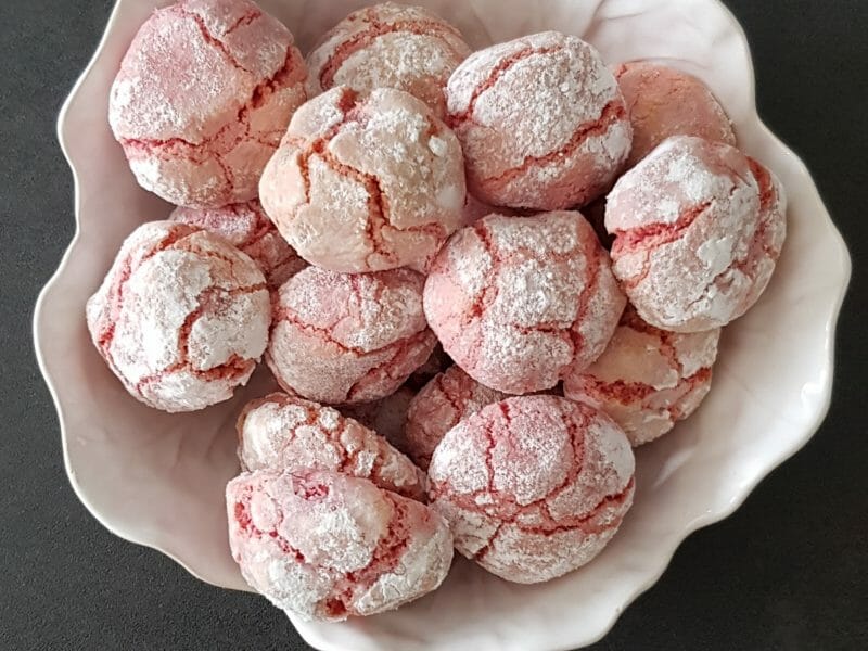 Cliquez pour zoomer ! Craquelés aux biscuits roses de Reims Thermomix par didine44240