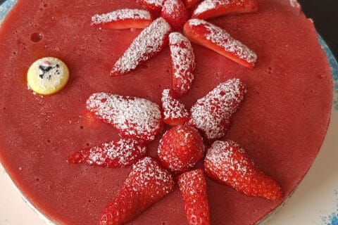 Cliquez pour zoomer ! Fraisier au Thermomix