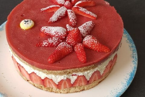 Cliquez pour zoomer ! Fraisier au Thermomix