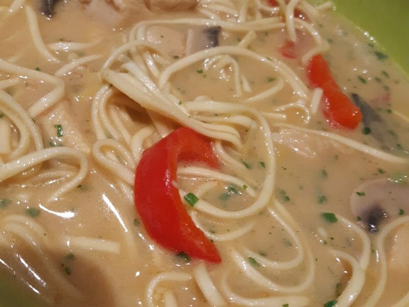 Cliquez pour zoomer ! Ramen thaï au poulet Thermomix par Celine26600