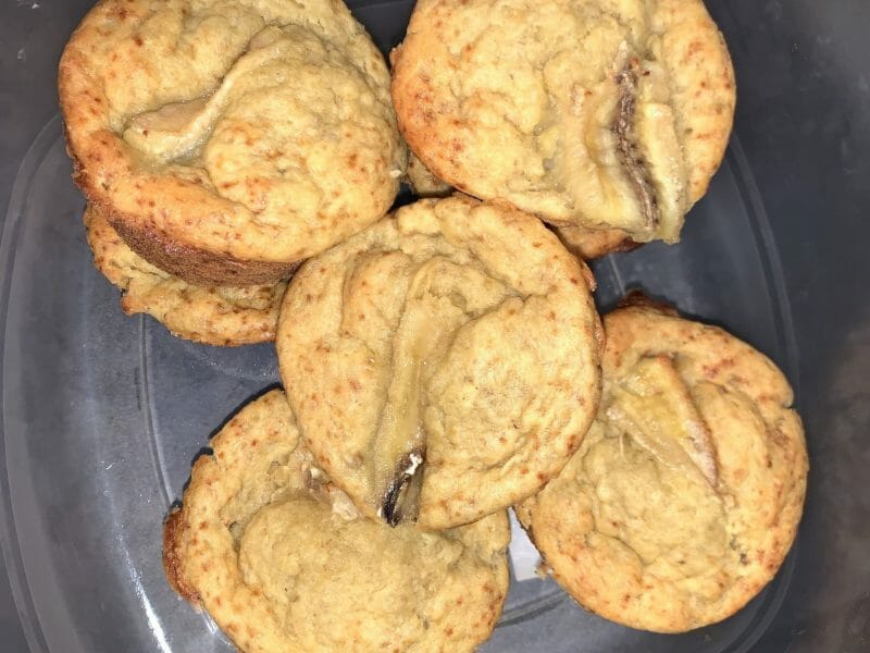 Cliquez pour zoomer ! Muffins à la banane Thermomix par lexane54