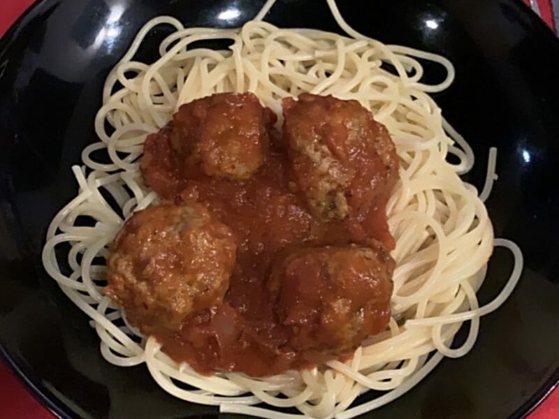 Cliquez pour zoomer ! Boulettes de viandes à la sauce tomate Thermomix par cl0chette