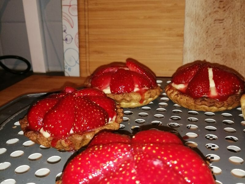 Cliquez pour zoomer ! Tarte aux fraises Thermomix par dinedine89