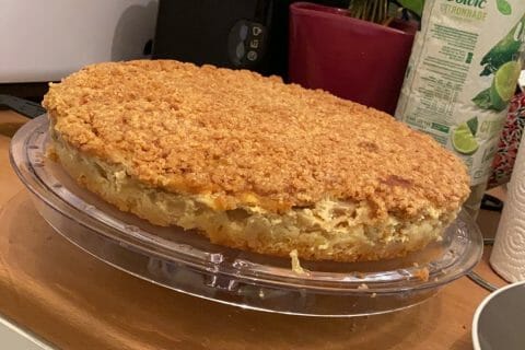 Cliquez pour zoomer ! Tarte aux pommes façon crumble Thermomix par amandinesd