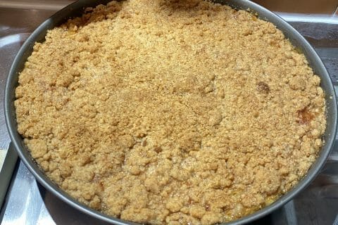 Cliquez pour zoomer ! Tarte aux pommes façon crumble Thermomix par amandinesd