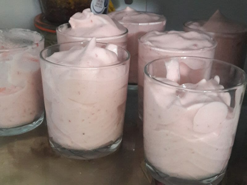 Cliquez pour zoomer ! Mousse de fraises Thermomix par Elsa16