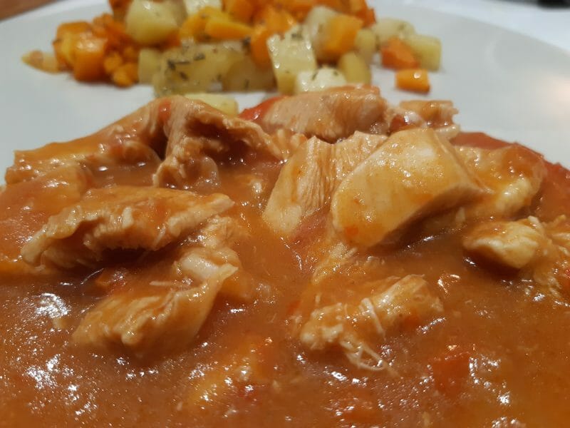 Cliquez pour zoomer ! Poulet à la bière Thermomix par magalie6788