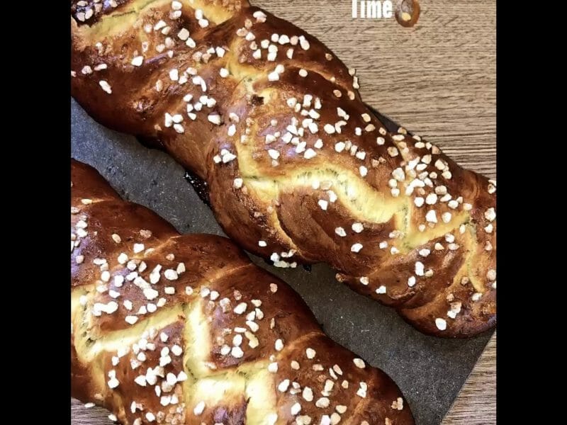 Cliquez pour zoomer ! Brioche tressée à la mie filante Thermomix par babouche73