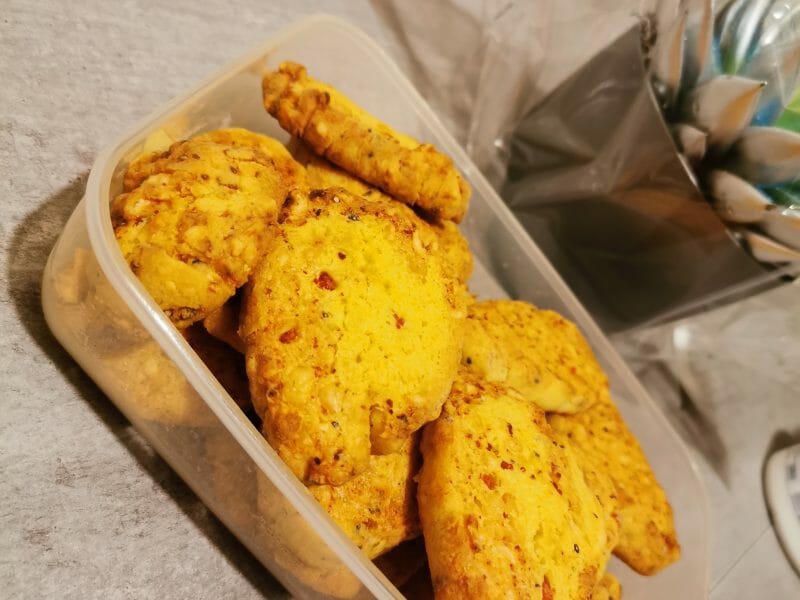 Cliquez pour zoomer ! Cookies noix et roquefort Thermomix par babouche73
