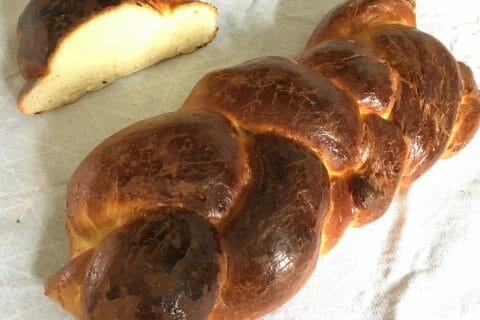 Cliquez pour zoomer ! Brioche tressée à la mie filante Thermomix par lou54