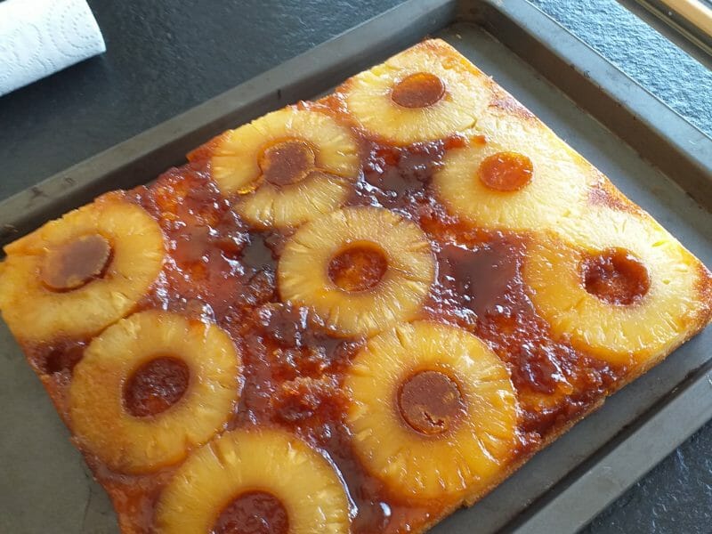 Cliquez pour zoomer ! Gâteau renversé à l’ananas Thermomix par zebulon70