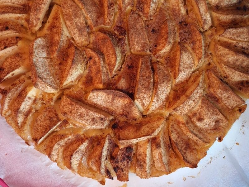 Cliquez pour zoomer ! Tarte aux pommes sans pâte Thermomix par zabou68