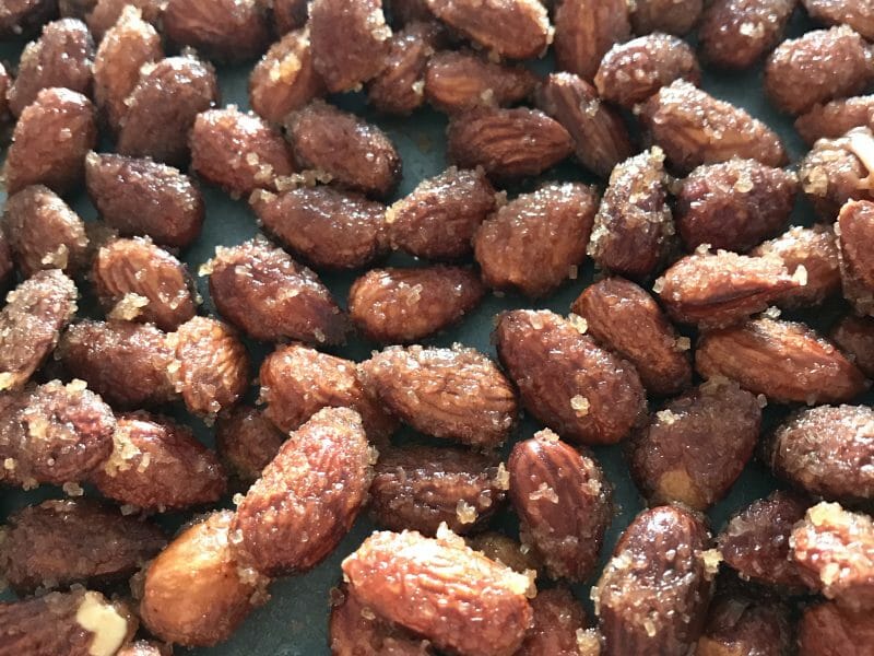 Cliquez pour zoomer ! Amandes grillées à la cannelle et au miel Thermomix par Ganou