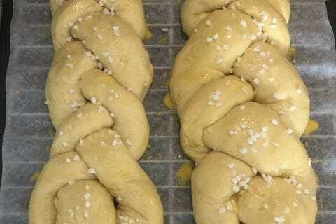 Cliquez pour zoomer ! Brioche tressée à la mie filante Thermomix par Ganou