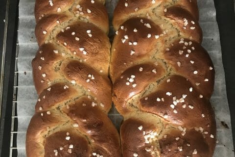 Cliquez pour zoomer ! Brioche tressée à la mie filante Thermomix par Ganou
