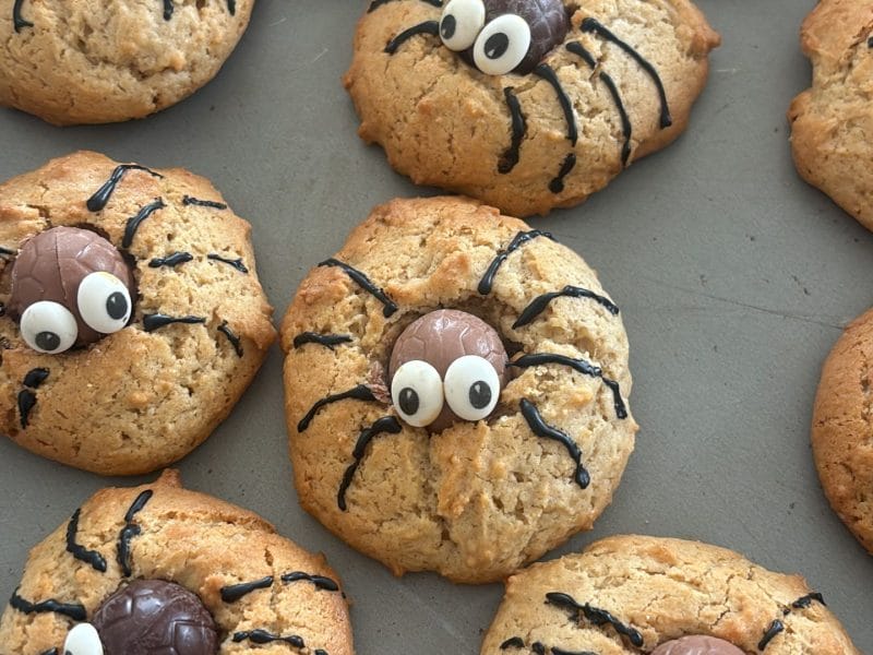 Cliquez pour zoomer ! Spider cookies – cookies araignées Thermomix par Estl28