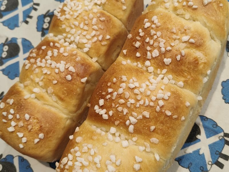 Cliquez pour zoomer ! Brioche tressée à la mie filante Thermomix par laure887