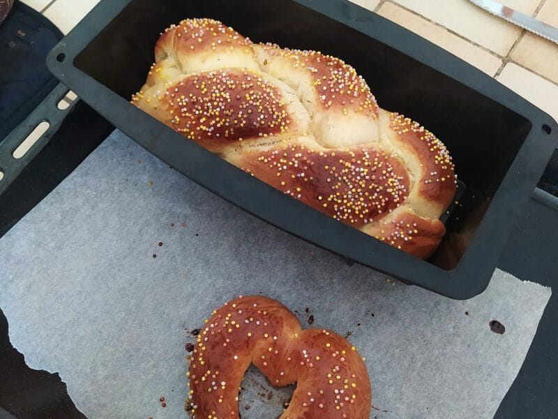 Cliquez pour zoomer ! Brioche tressée à la mie filante Thermomix par steph20070340