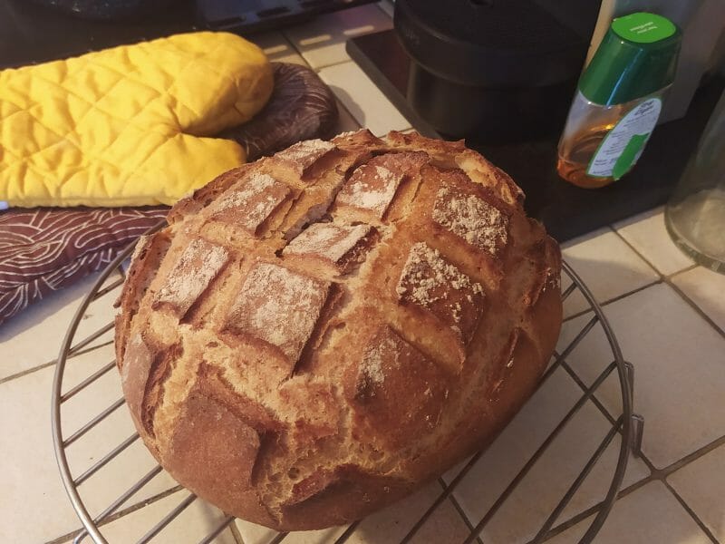 Cliquez pour zoomer ! Pain Cocotte Thermomix par steph20070340