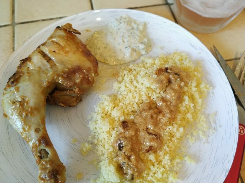 Cliquez pour zoomer ! Poulet tandoori et sauce raïta Thermomix par steph20070340