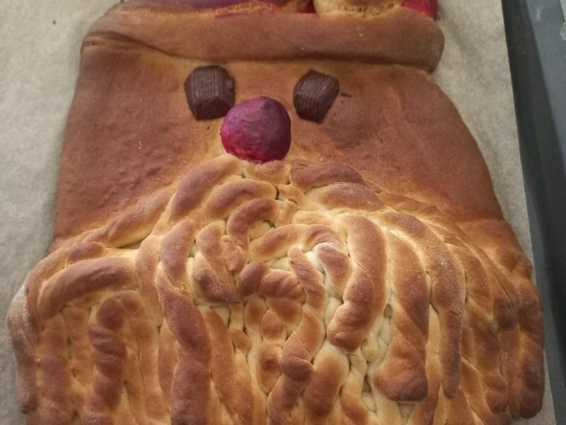 Cliquez pour zoomer ! Brioche Père Noël Thermomix par oce0149