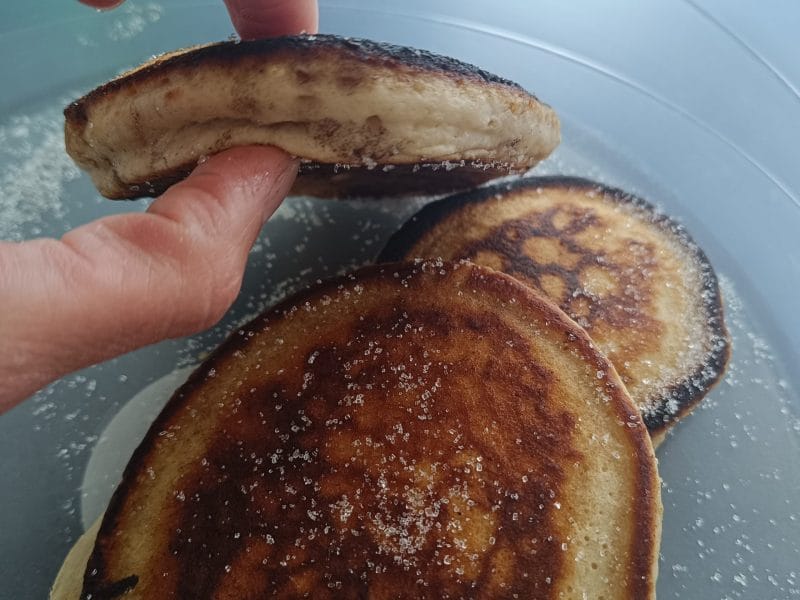 Cliquez pour zoomer ! Pancakes à la banane Thermomix par perrine50