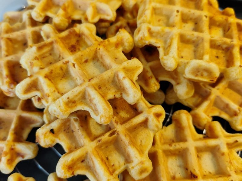 Cliquez pour zoomer ! Gaufres au chorizo Thermomix par perrine50