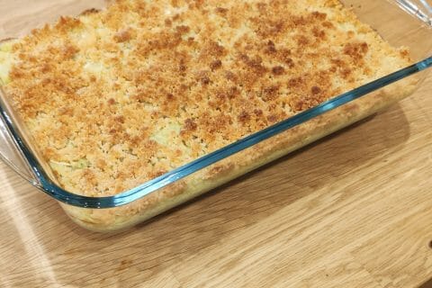 Cliquez pour zoomer ! Crumble courgettes, basilic et parmesan Thermomix par jerem14400