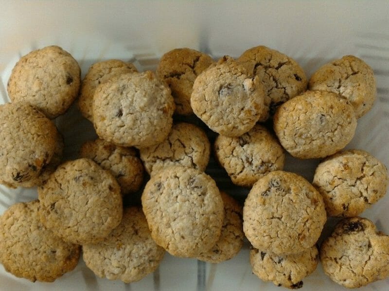Cliquez pour zoomer ! Biscuits aux flocons d’avoine et amandes Thermomix par gnegness