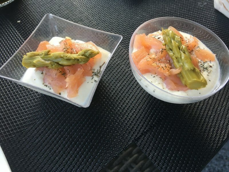 Cliquez pour zoomer ! Mousse d’asperges au saumon fumé Thermomix par laurasophie