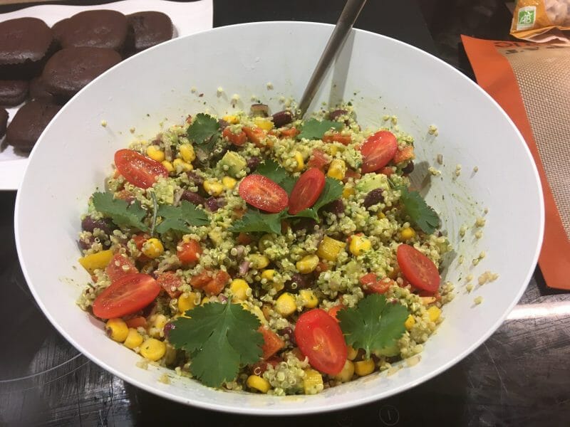Cliquez pour zoomer ! Salade de quinoa mexicaine Thermomix par laurasophie