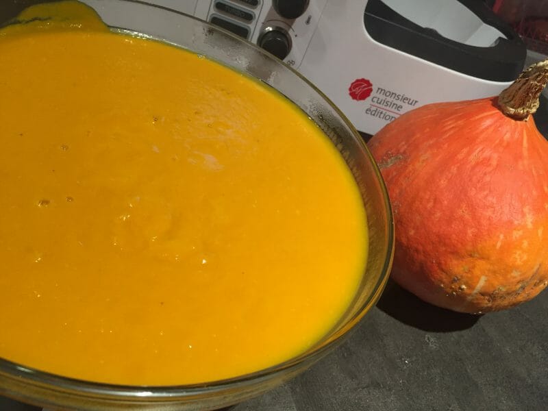 Velouté de potimarron au Thermomix - Cookomix