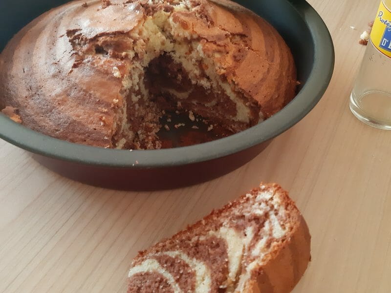 Cliquez pour zoomer ! Gâteau zébré Thermomix par leaf25