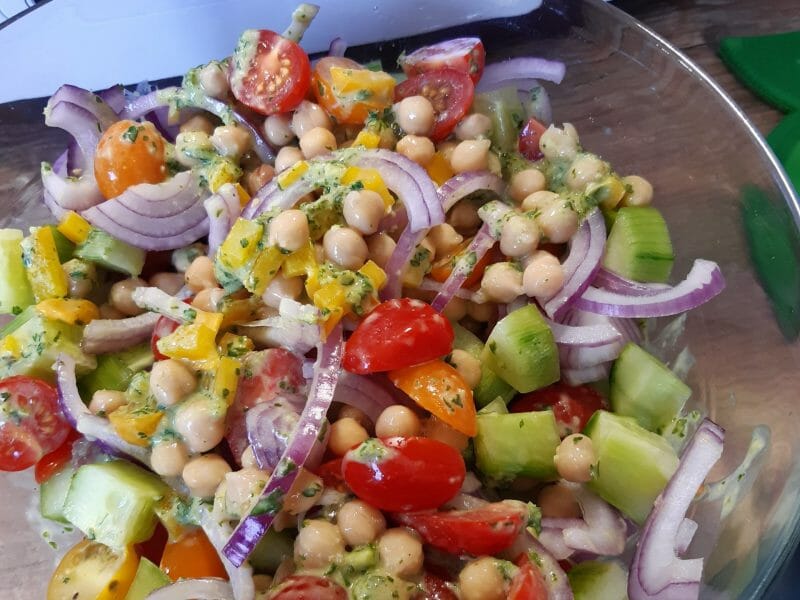 Cliquez pour zoomer ! Salade de pois chiches Thermomix par 🍓 VÉRO 🍊 🍒