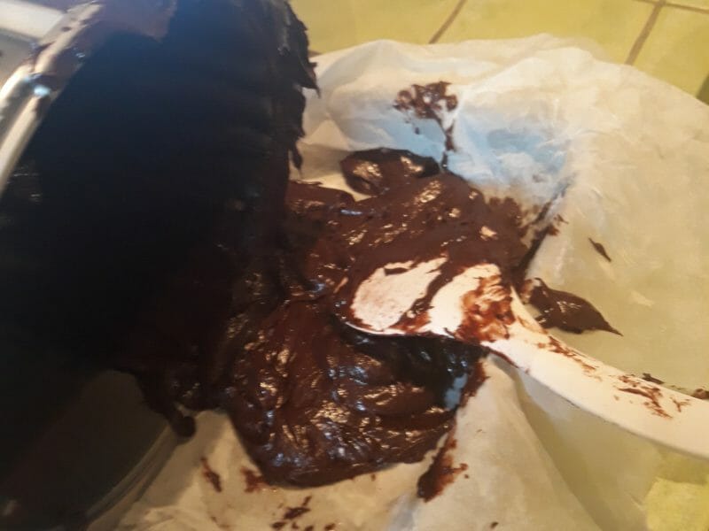 Cliquez pour zoomer ! Kladdkaka – Gâteau au chocolat suèdois Thermomix par christiane45