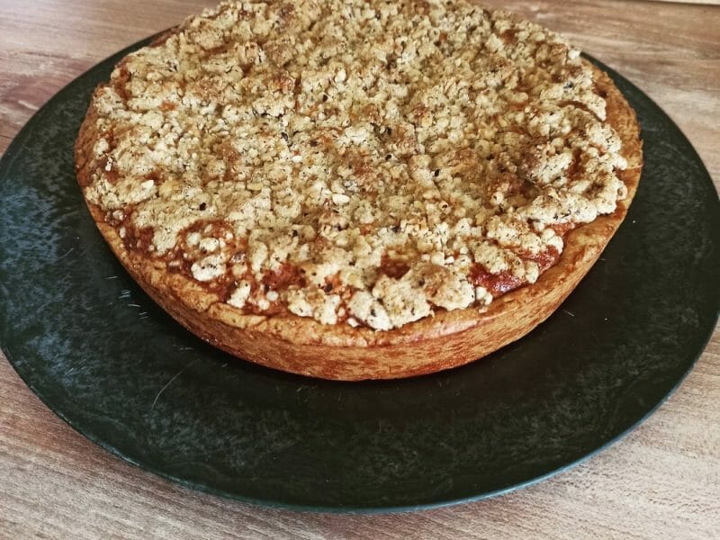 Cliquez pour zoomer ! Tarte aux pommes façon crumble Thermomix par marymaryy