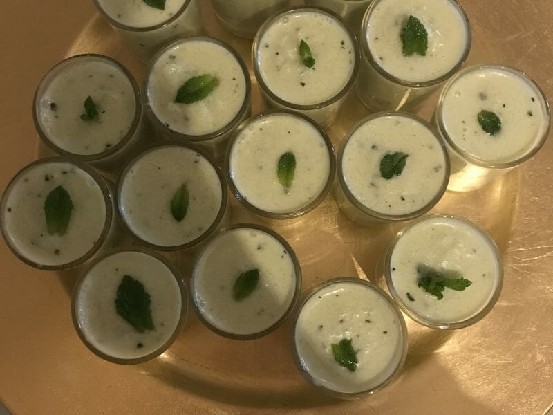 Cliquez pour zoomer ! Soupe froide concombre et menthe Thermomix par mel1986