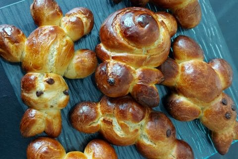 Cliquez pour zoomer ! Brioches lapin de Pâques Thermomix par mariaknight