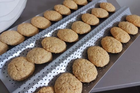 Cliquez pour zoomer ! Biscuits aux flocons d’avoine et amandes Thermomix par mariaknight