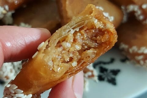 Cliquez pour zoomer ! Briouates aux amandes Thermomix par mariaknight