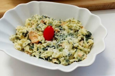 Cliquez pour zoomer ! One pot pasta – épinards et saumon fumé Thermomix par mariaknight