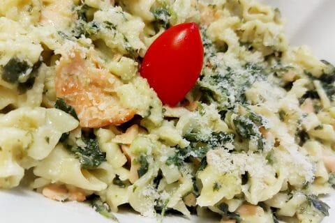 Cliquez pour zoomer ! One pot pasta – épinards et saumon fumé Thermomix par mariaknight